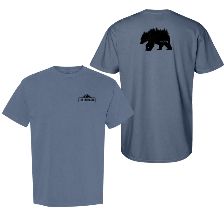 BEAR IN THE TREES Cotton T-Shirt powered by Comfort Colors®