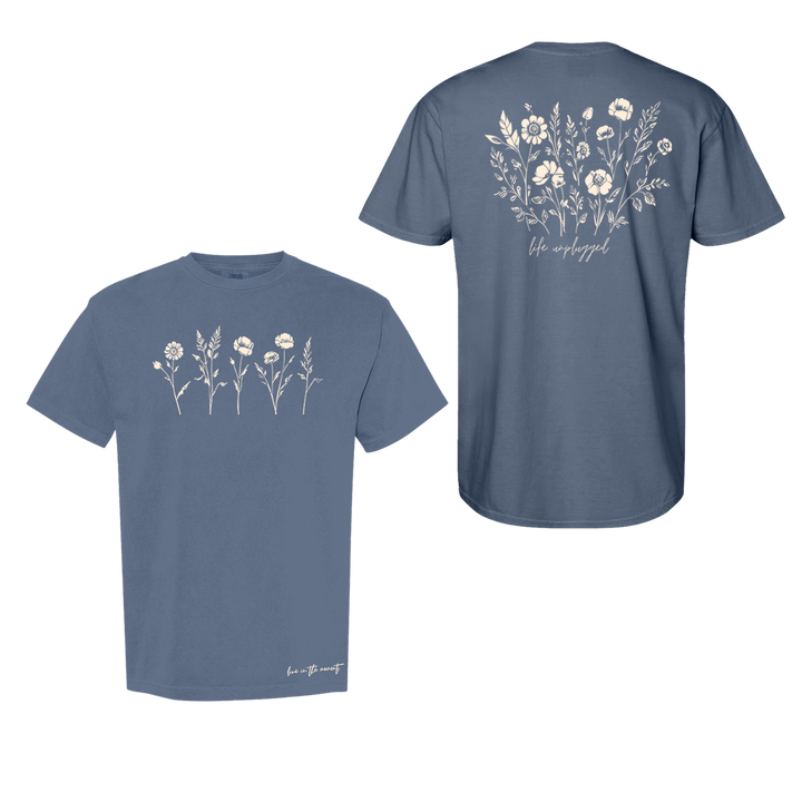 Live in the Moment Wildflower Cotton T-Shirt powered by Comfort Colors®