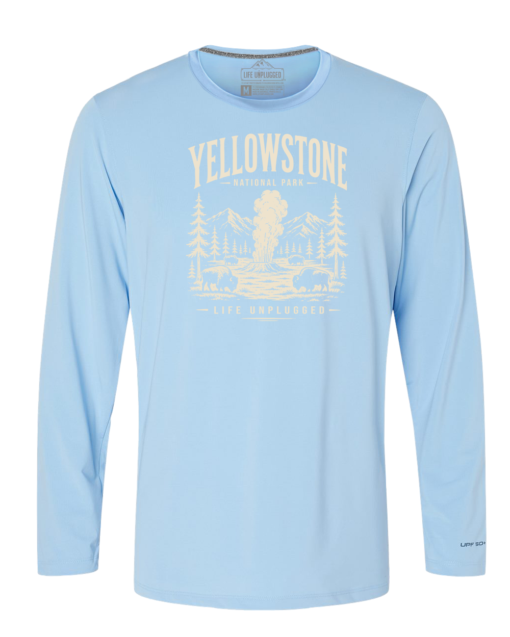 YELLOWSTONE NATIONAL PARK Performance Long Sleeve with UPF 50+