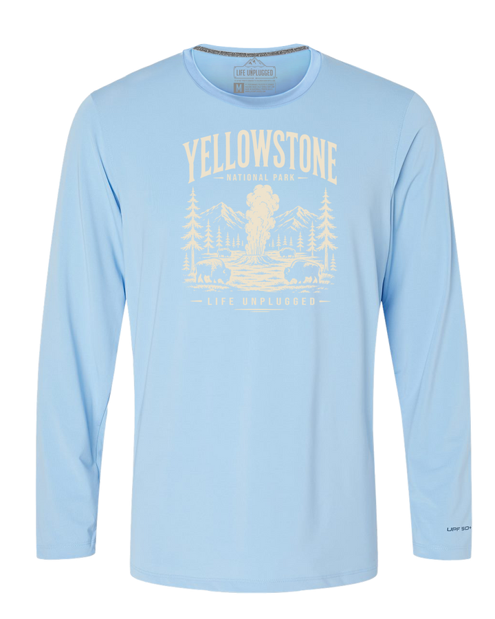 YELLOWSTONE NATIONAL PARK Performance Long Sleeve with UPF 50+