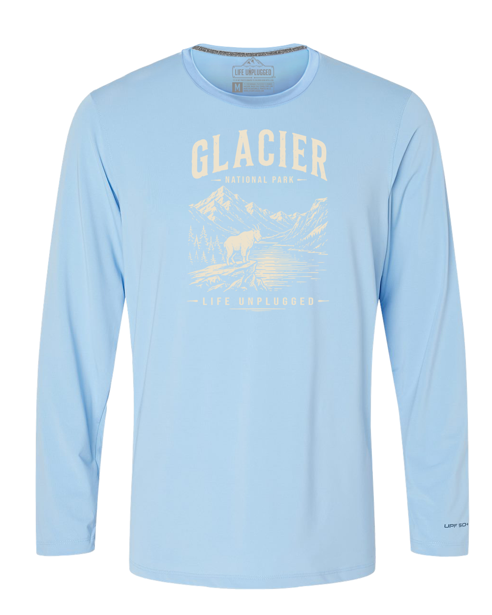 GLACIER NATIONAL PARK Performance Long Sleeve with UPF 50+
