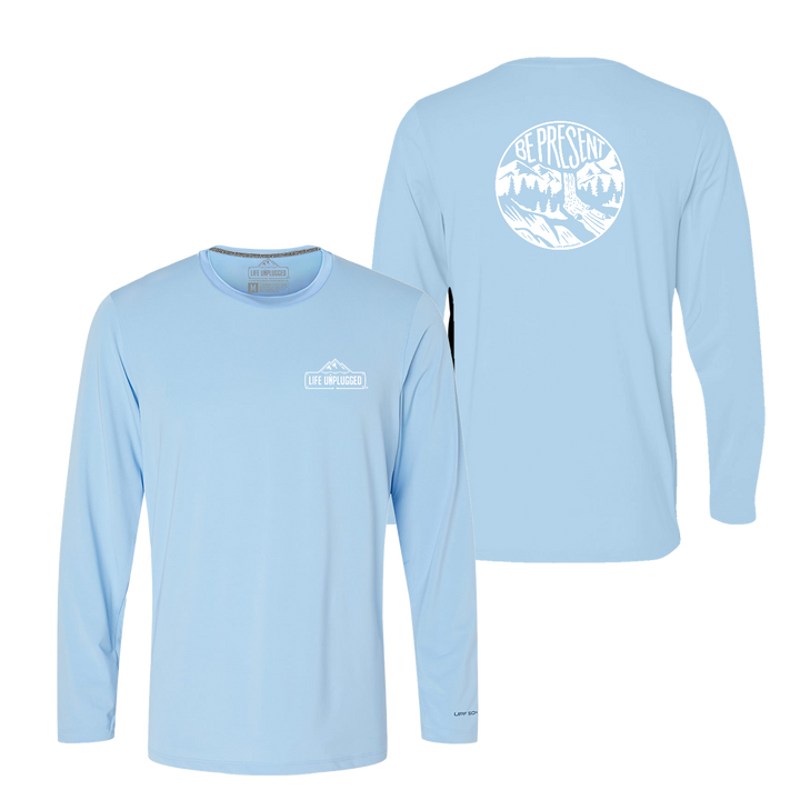 Be Present Waterfall Performance Long Sleeve with UPF 50+