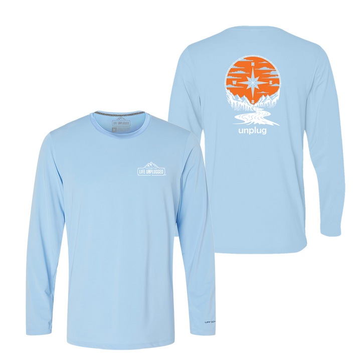 Compass Sunset Performance Long Sleeve with UPF 50+
