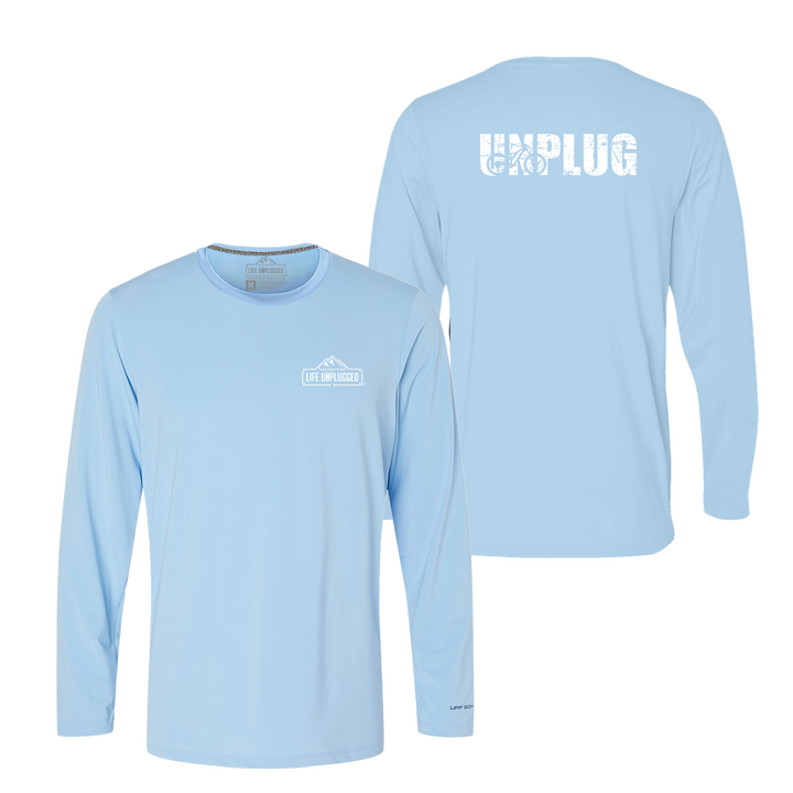 Unplug Mountain Bike Silhouette Performance Long Sleeve with UPF 50+