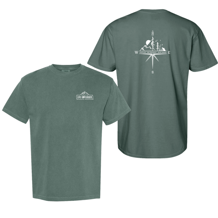 COMPASS MOUNTAIN SCENE Cotton T-Shirt powered by Comfort Colors®
