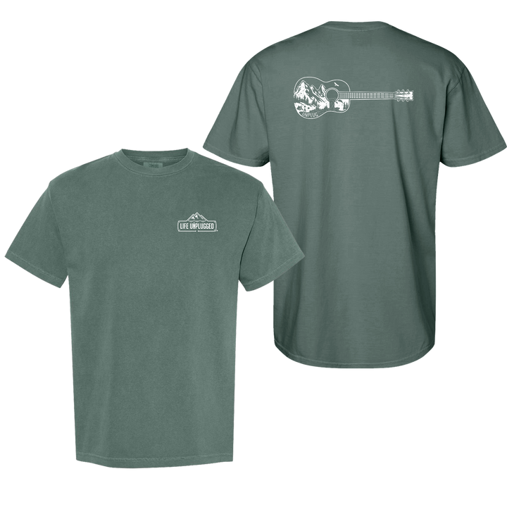GUITAR MOUNTAIN SCENE Cotton T-Shirt powered by Comfort Colors®