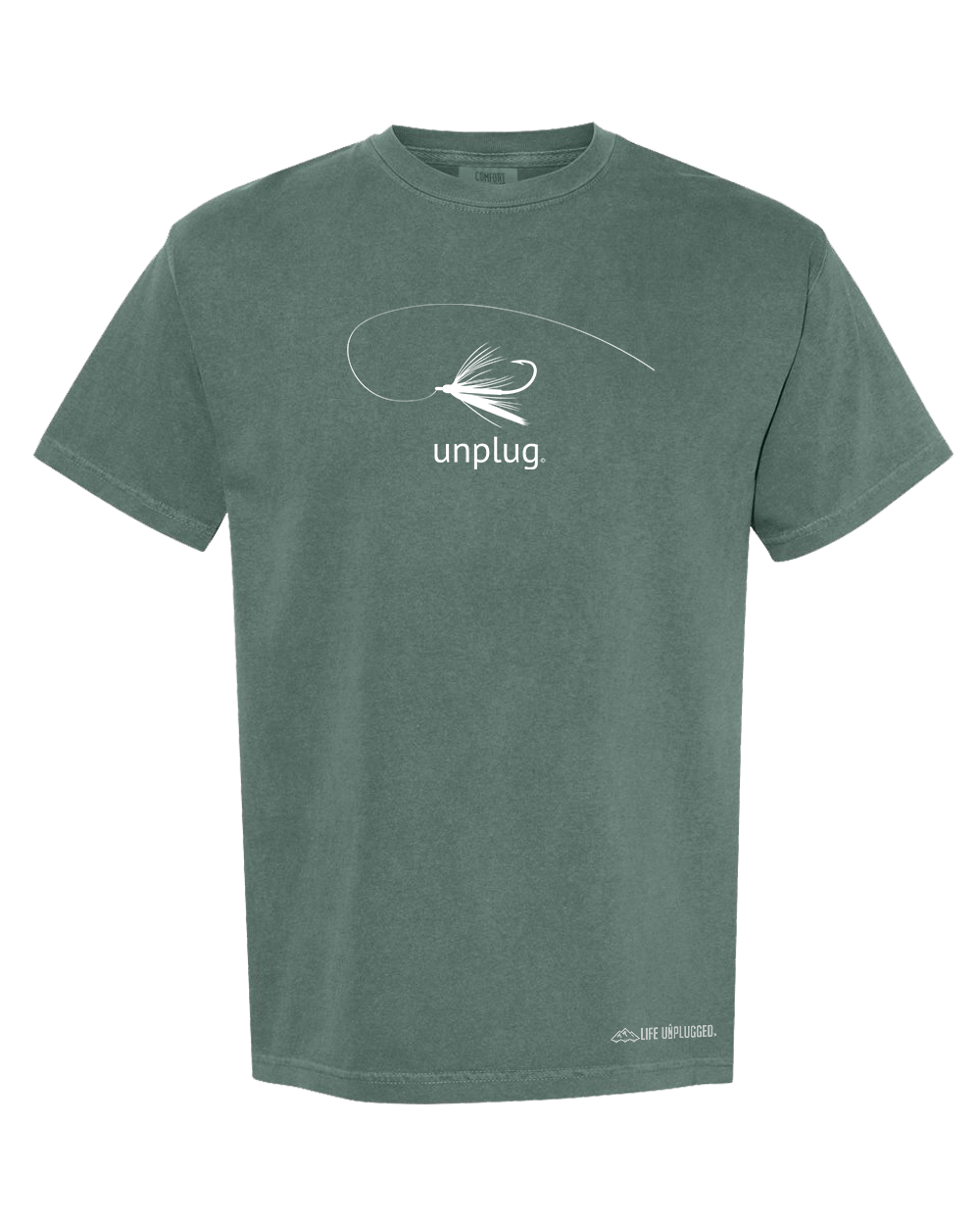 FLY FISHING MOUNTAIN SCENE Cotton T-Shirt powered by Comfort Colors®