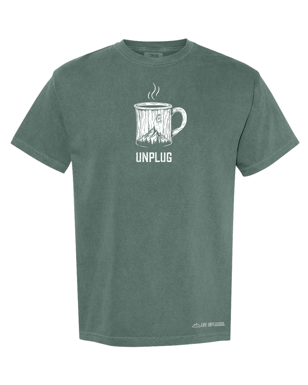 WOODEN COFFEE MUG Cotton T-Shirt powered by Comfort Colors®