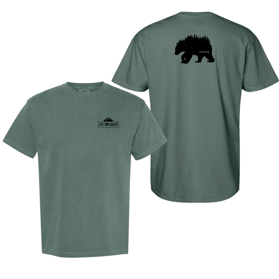 BEAR IN THE TREES Cotton T-Shirt powered by Comfort Colors®