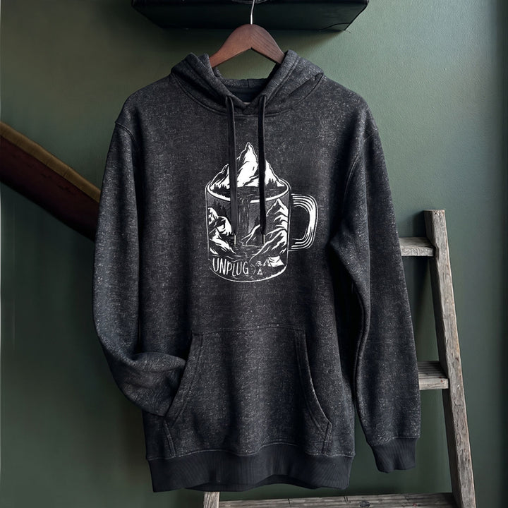 COFFEE MOUNTAIN SCENE Nantucket Super Soft Sweater Hoodie