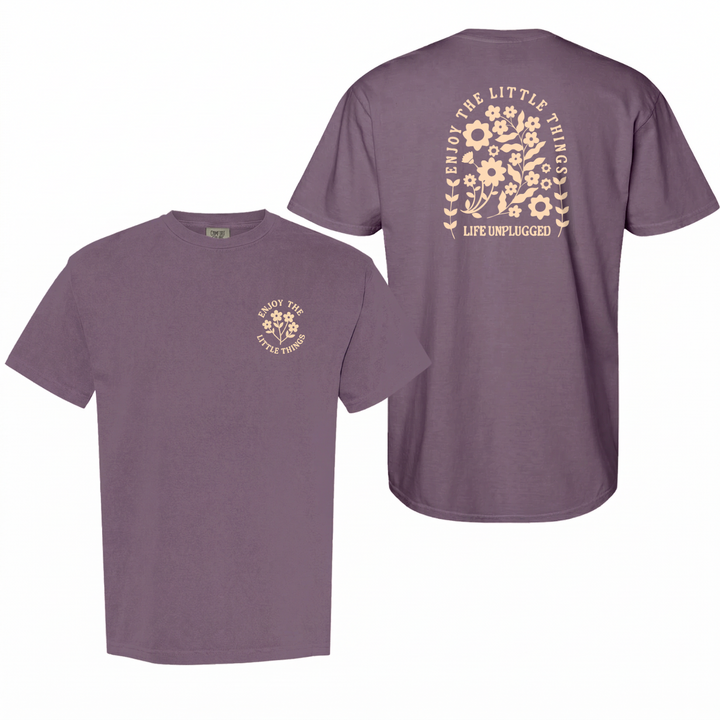 ENJOY THE LITTLE THINGS Cotton T-Shirt powered by Comfort Colors®