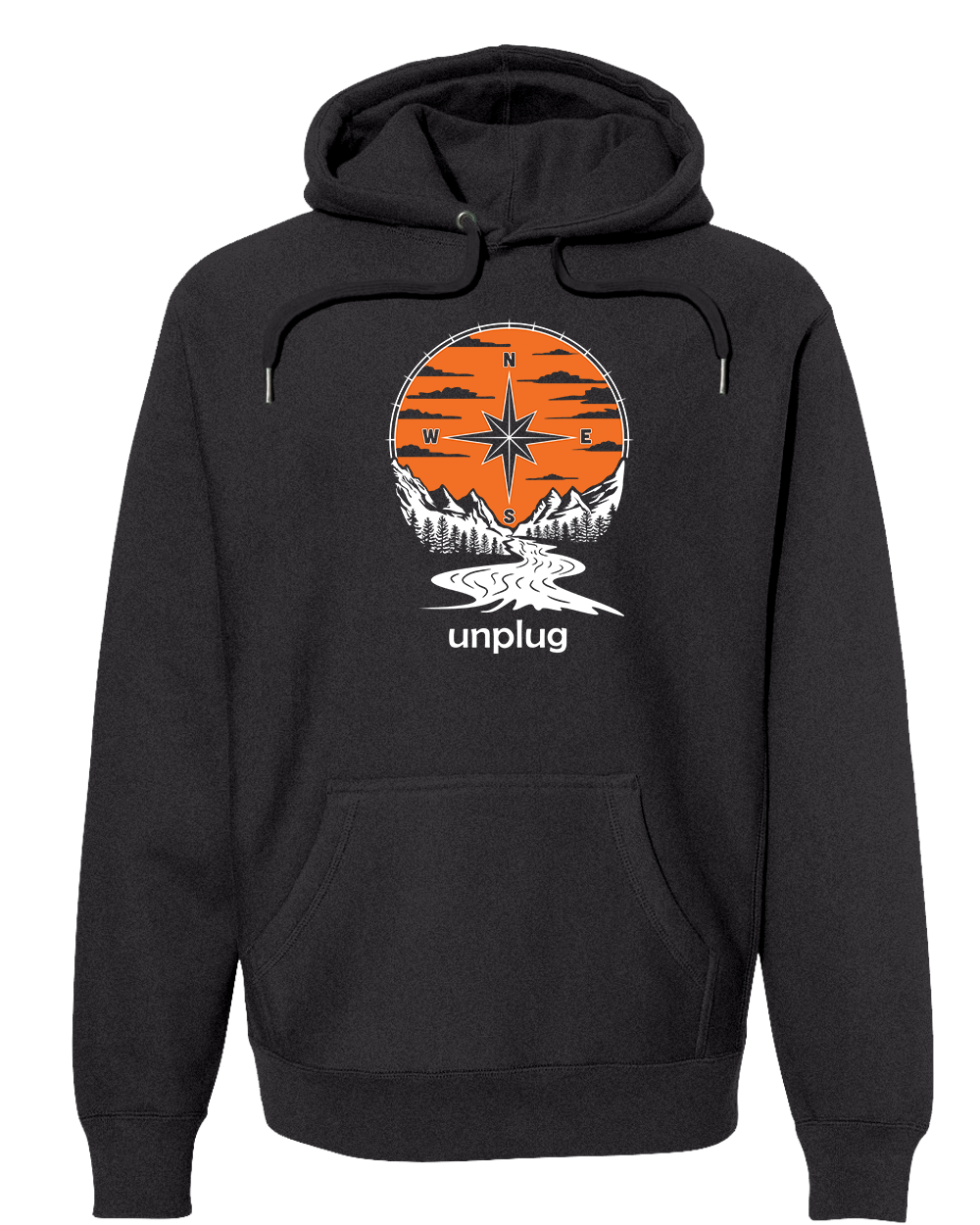 COMPASS SUNSET Super Heavyweight Hoodie