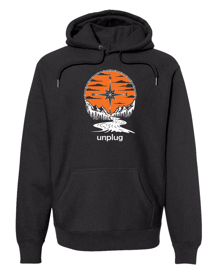 COMPASS SUNSET Super Heavyweight Hoodie