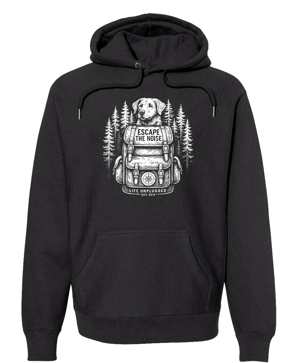 PAWS AND PINES Super Heavyweight Hoodie