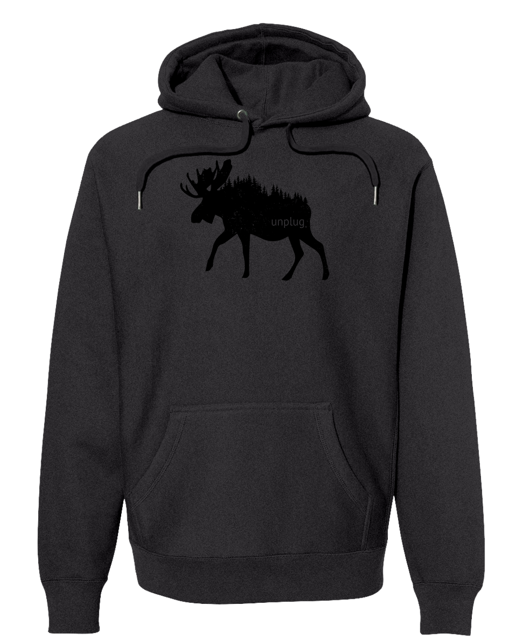 MOOSE IN THE TREES Super Heavyweight Hoodie