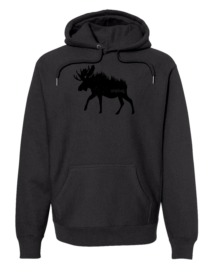 MOOSE IN THE TREES Super Heavyweight Hoodie