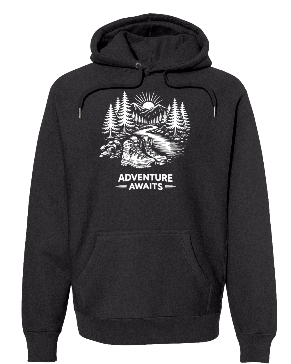 ADVENTURE AWAITS Super Heavyweight Hoodie