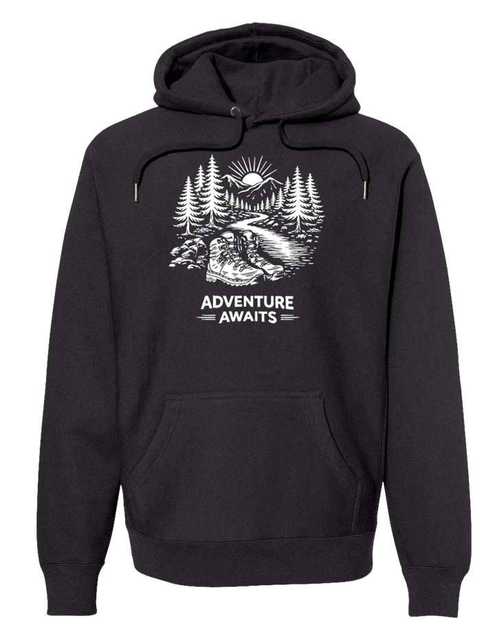 ADVENTURE AWAITS Super Heavyweight Hoodie