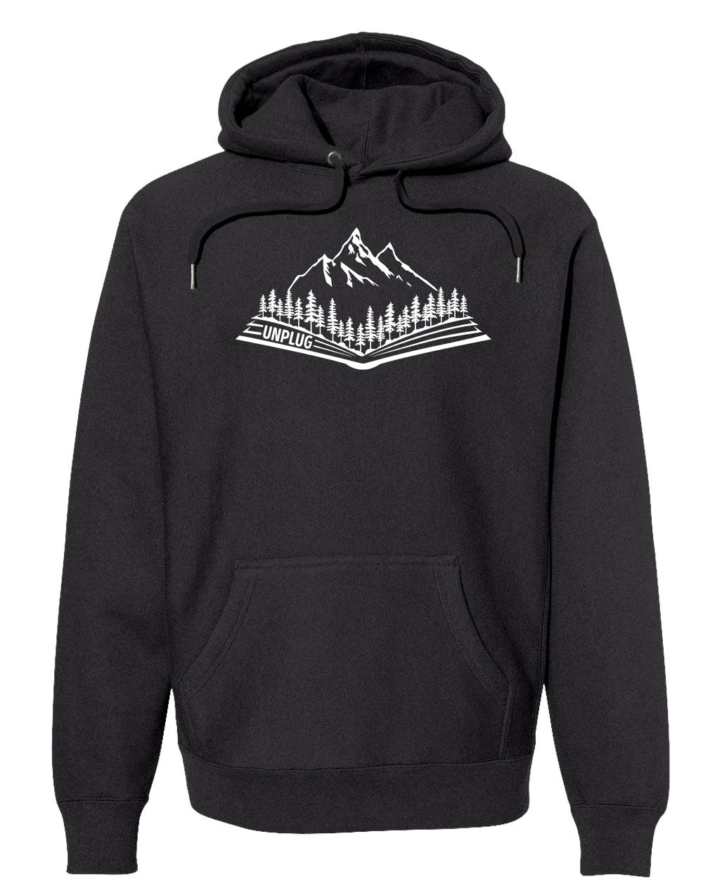 OPEN BOOK MOUNTAIN SCENE Super Heavyweight Hoodie
