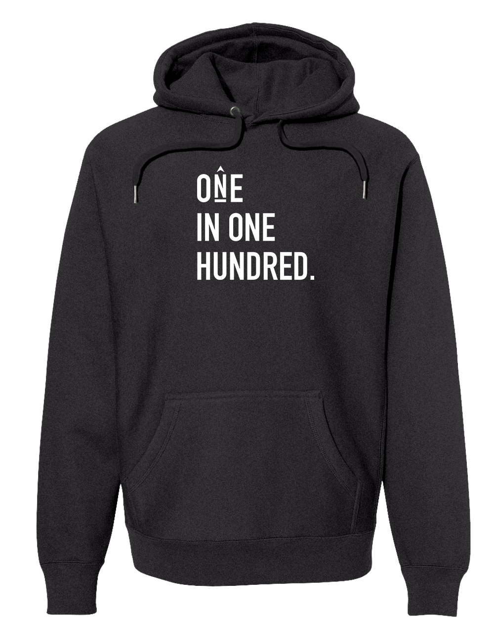 ONE IN ONE HUNDRED STACKED Super Heavyweight Hoodie