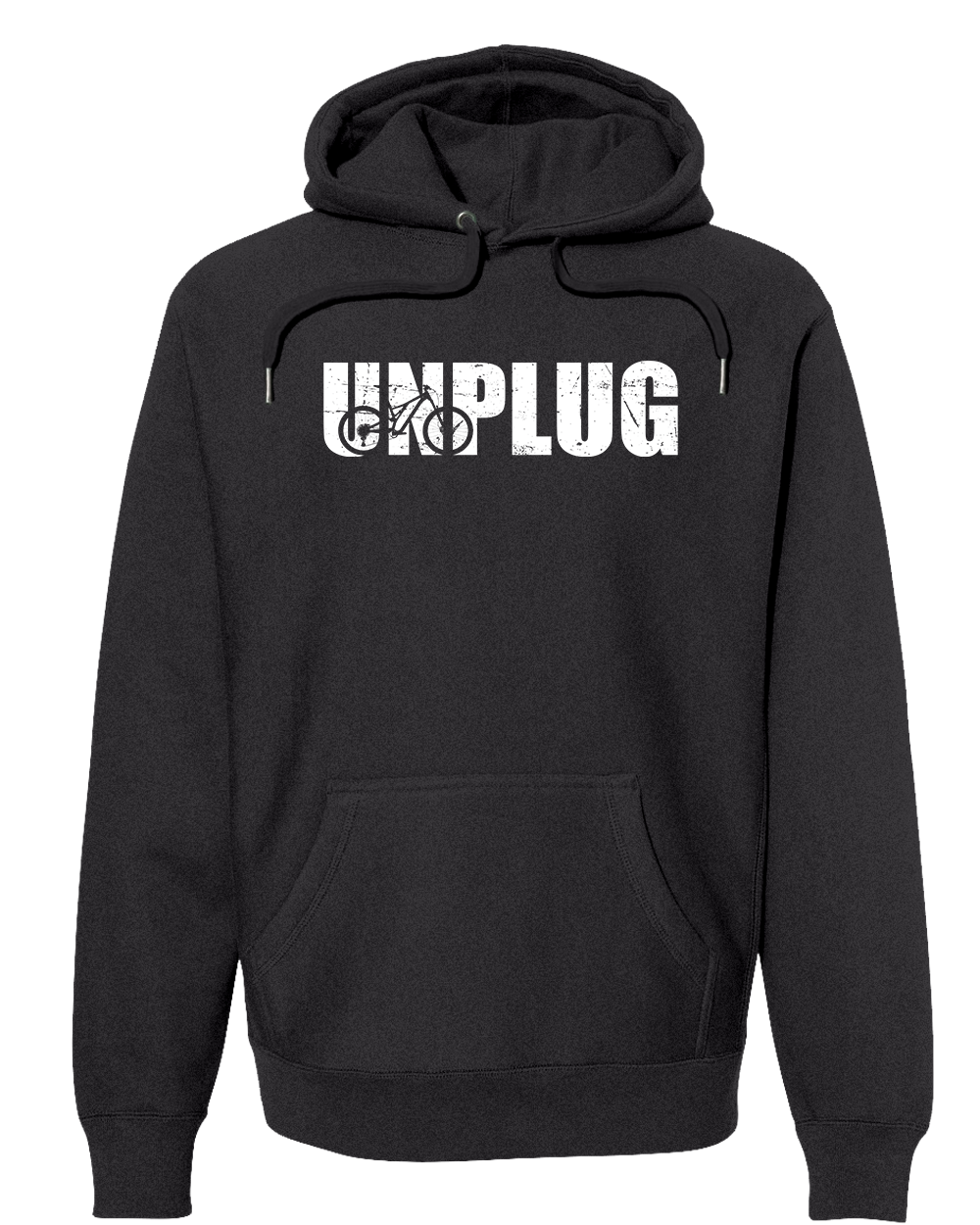 UNPLUG MOUNTAIN BIKE SILHOUETTE Super Heavyweight Hoodie