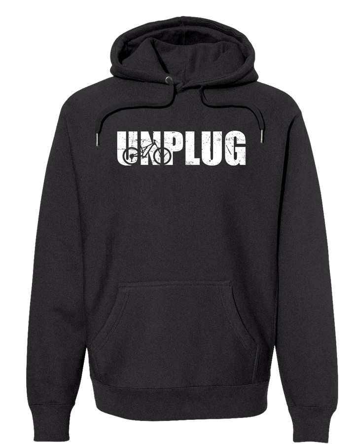 UNPLUG MOUNTAIN BIKE SILHOUETTE Super Heavyweight Hoodie