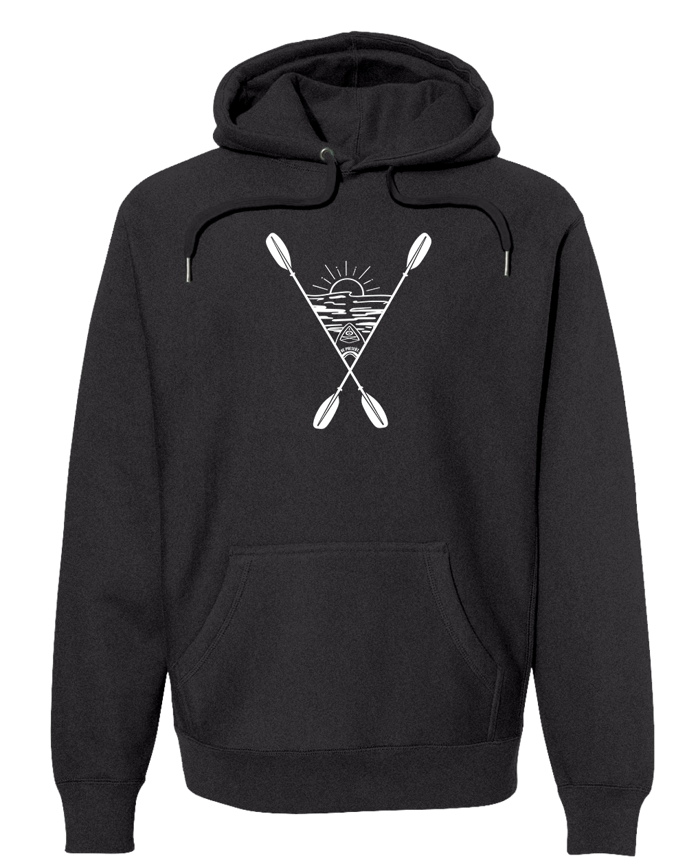 KAYAKING INTO THE SUNSET Super Heavyweight Hoodie