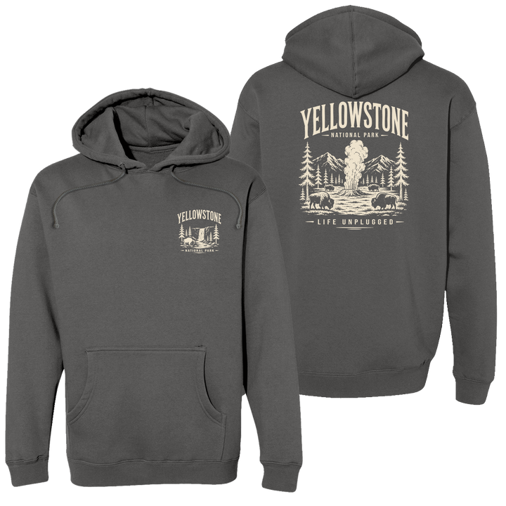 YELLOWSTONE NATIONAL PARK Heavyweight Hoodie