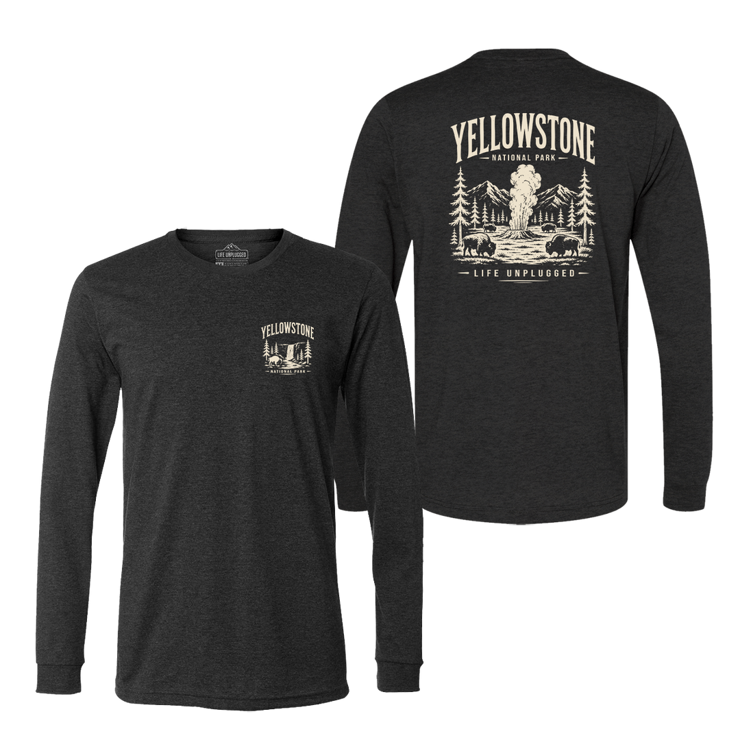 YELLOWSTONE NATIONAL PARK Long Sleeve T-Shirt