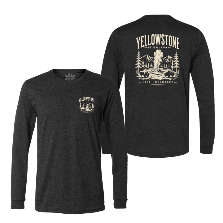 YELLOWSTONE NATIONAL PARK Long Sleeve T-Shirt