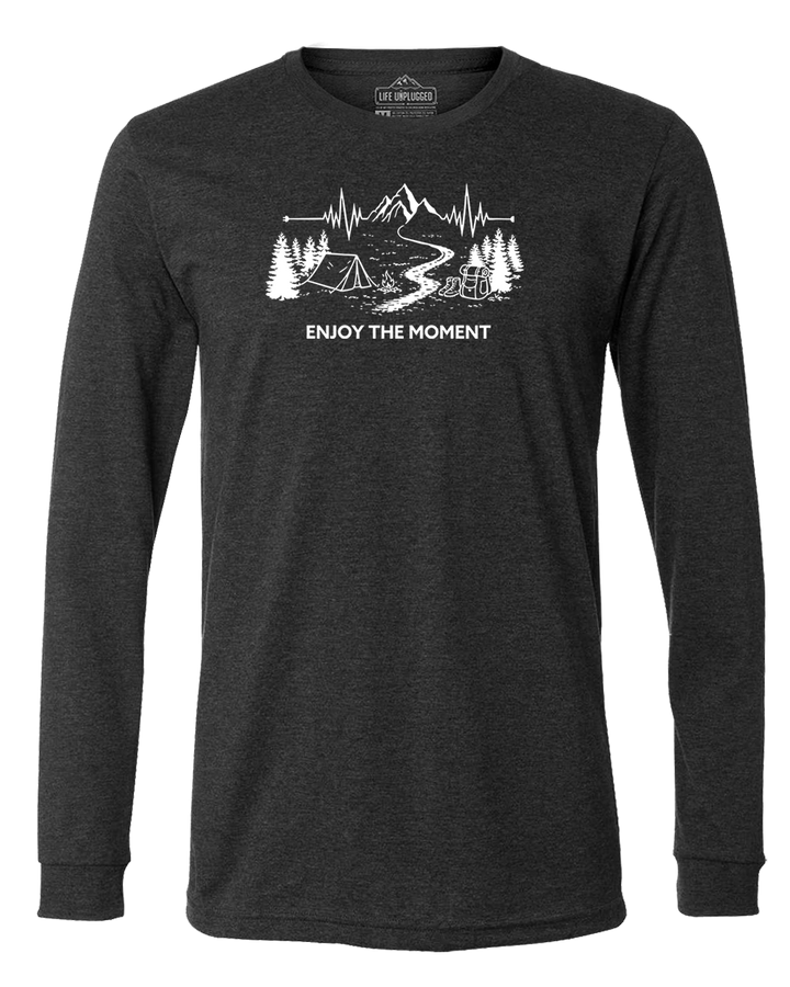 ENJOY THE MOMENT (MOUNTAIN SCENE) Long Sleeve T-Shirt