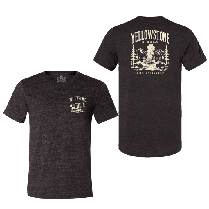 YELLOWSTONE NATIONAL PARK Triblend T-Shirt