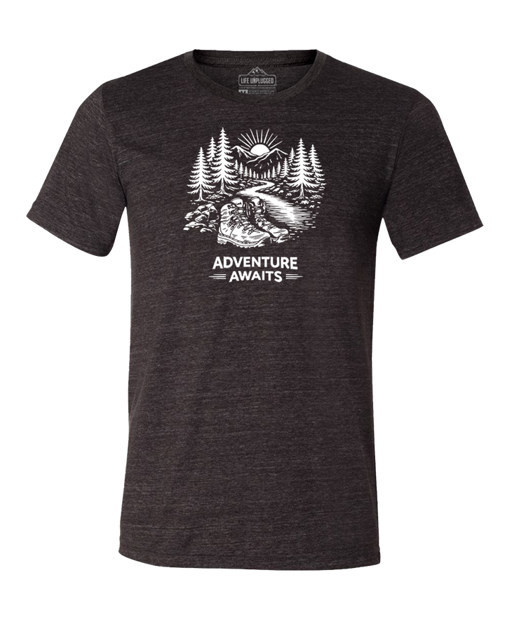 ADVENTURE AWAITS Triblend T-Shirt