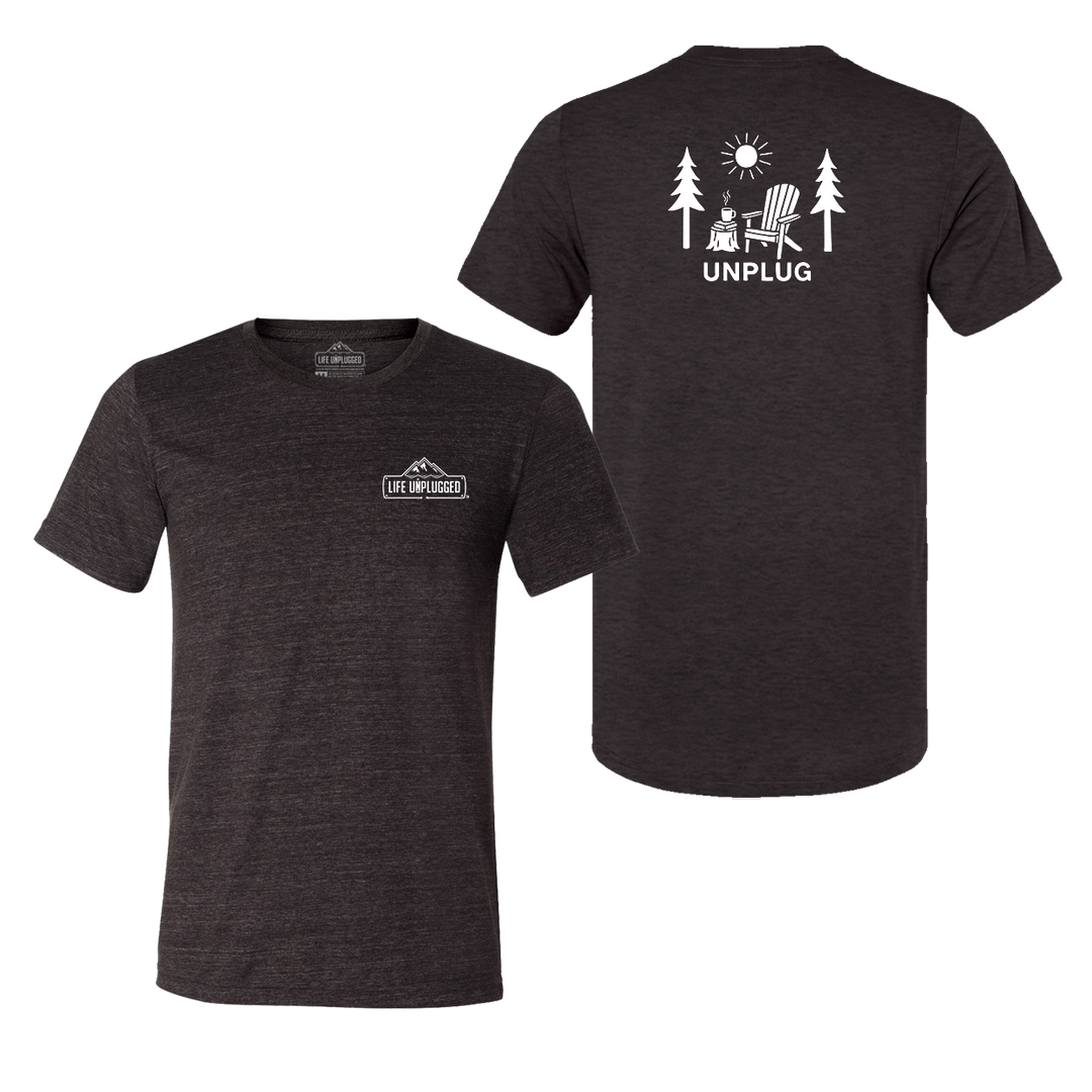 READING IN THE WOODS Triblend T-Shirt