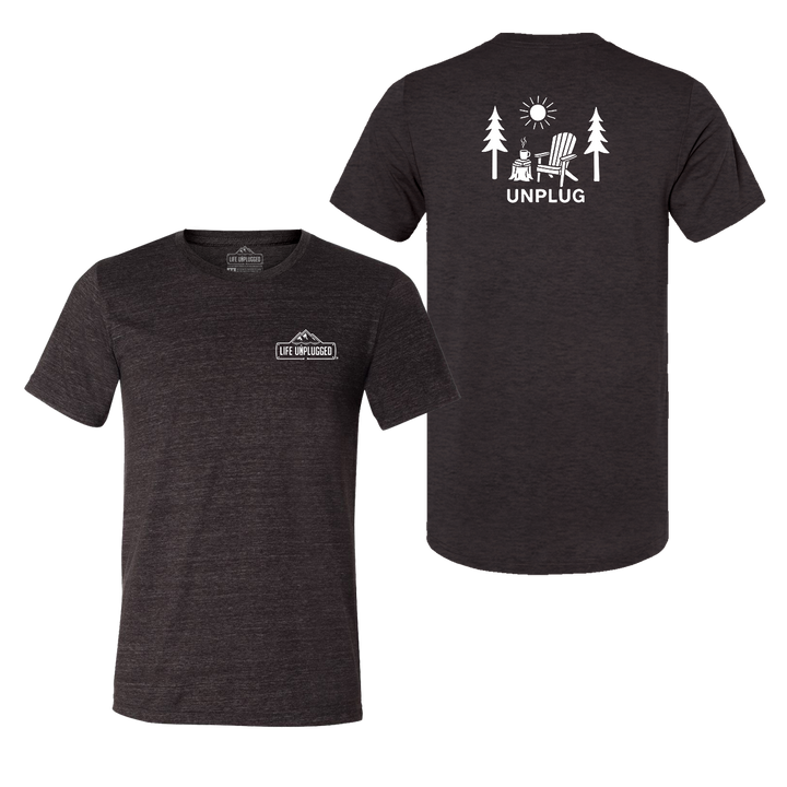 READING IN THE WOODS Triblend T-Shirt