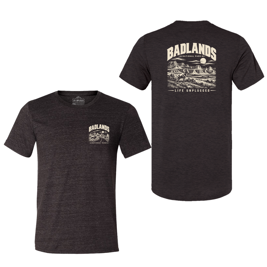 BADLANDS NATIONAL PARK Triblend T-Shirt