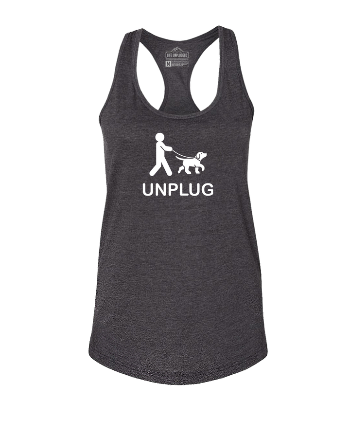 Dog Walking Women's Racerback Tank Top