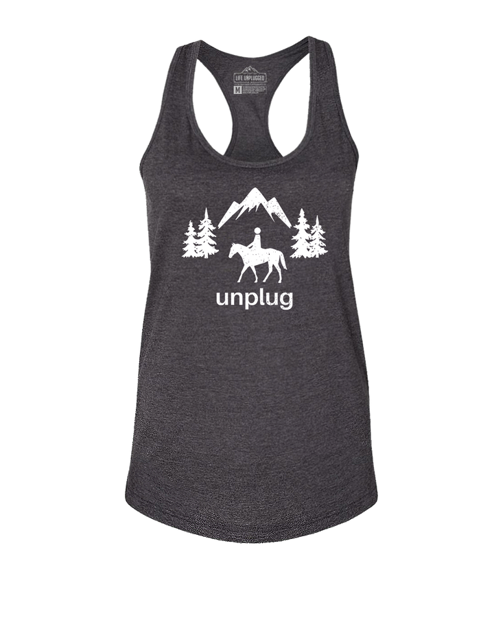 Horseback Riding Women's Racerback Tank Top