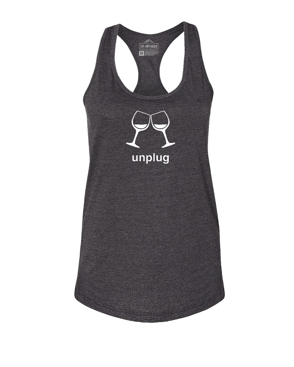 Wine Glass Women's Racerback Tank Top