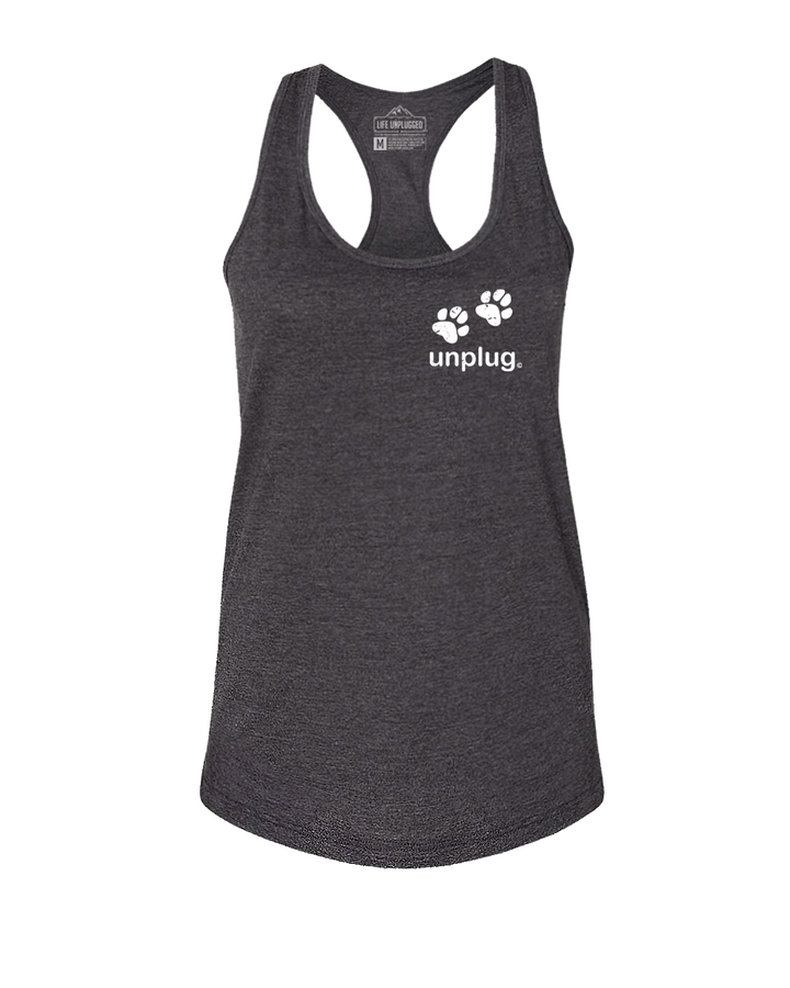 Paw Print Women's Racerback Tank Top
