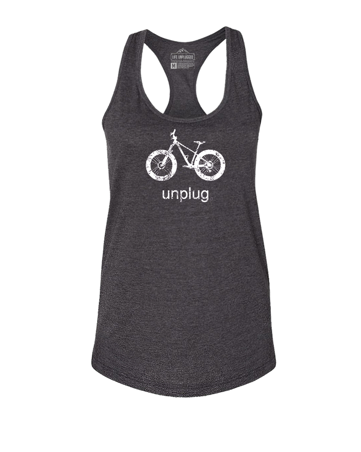 Fat Tire Bike Women's Racerback Tank Top