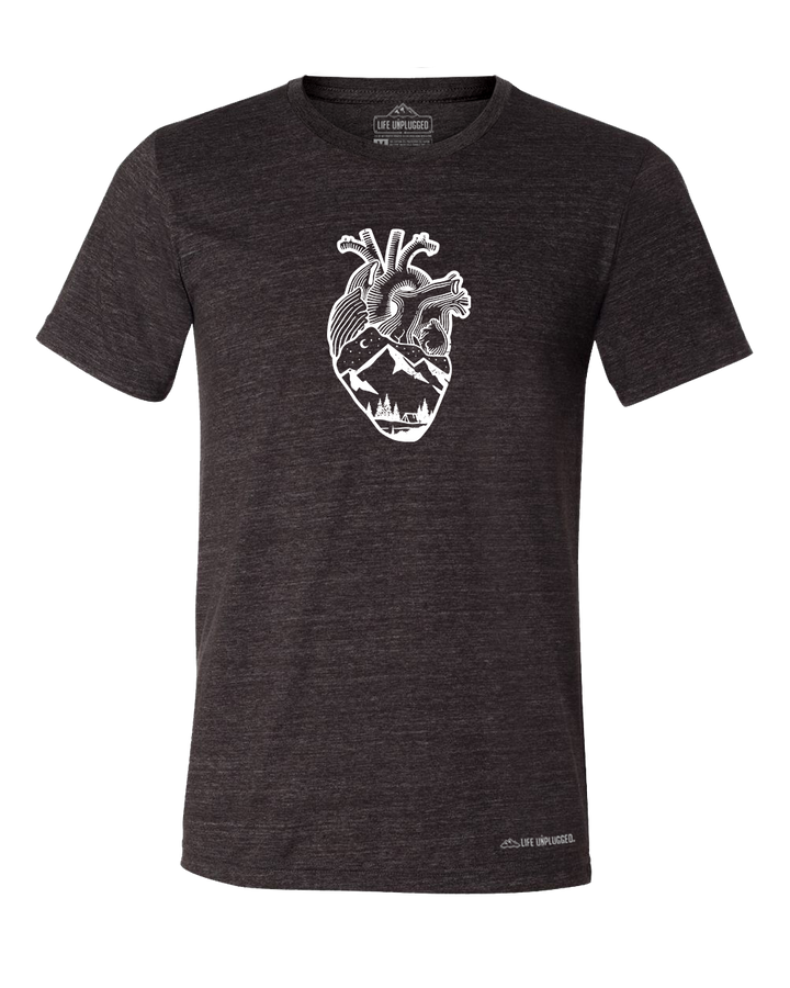 Anatomical Heart (Full Chest) Premium Triblend T-Shirt - Life Unplugged