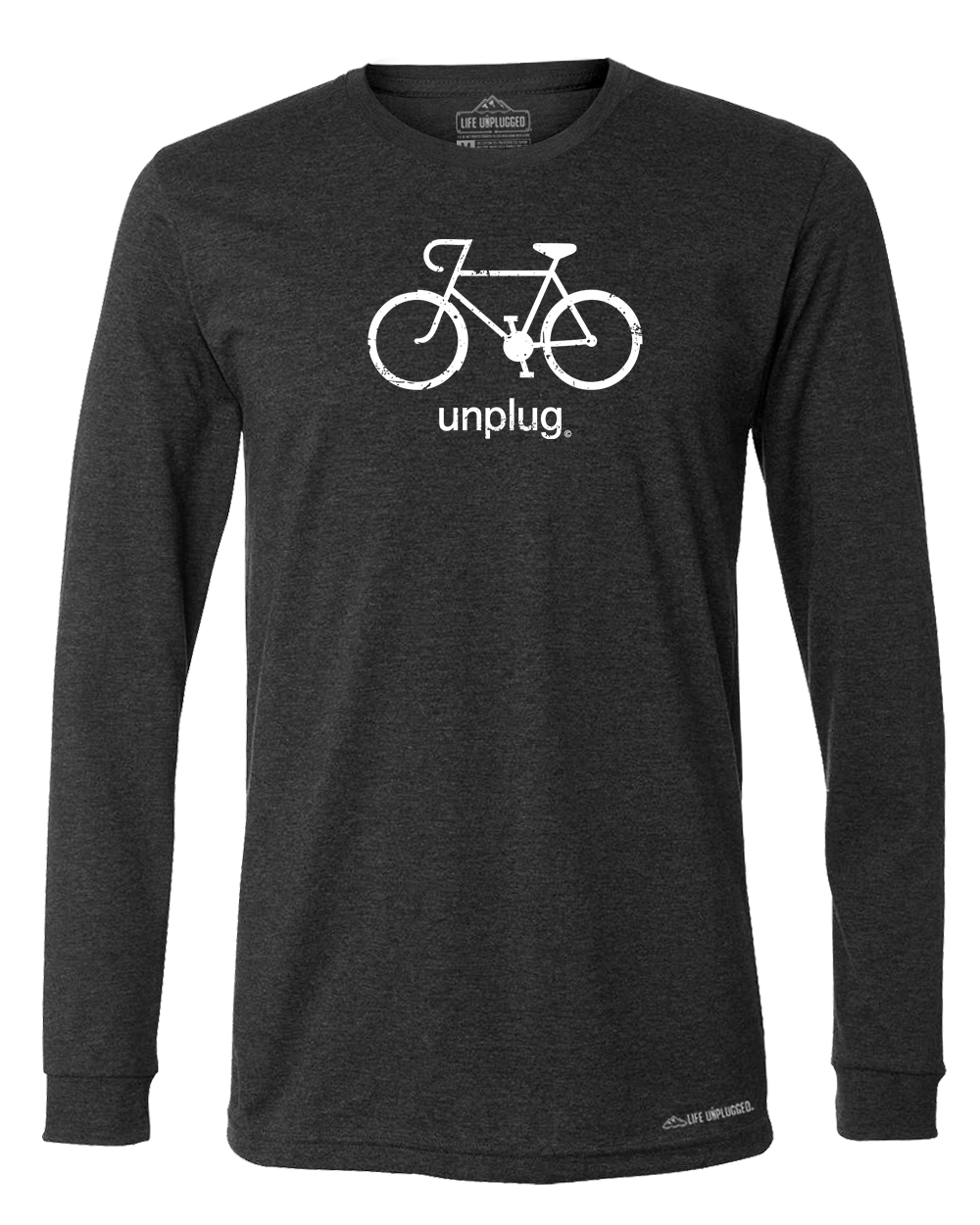 Road Bike Premium Polyblend Long Sleeve T-Shirt - Life Unplugged