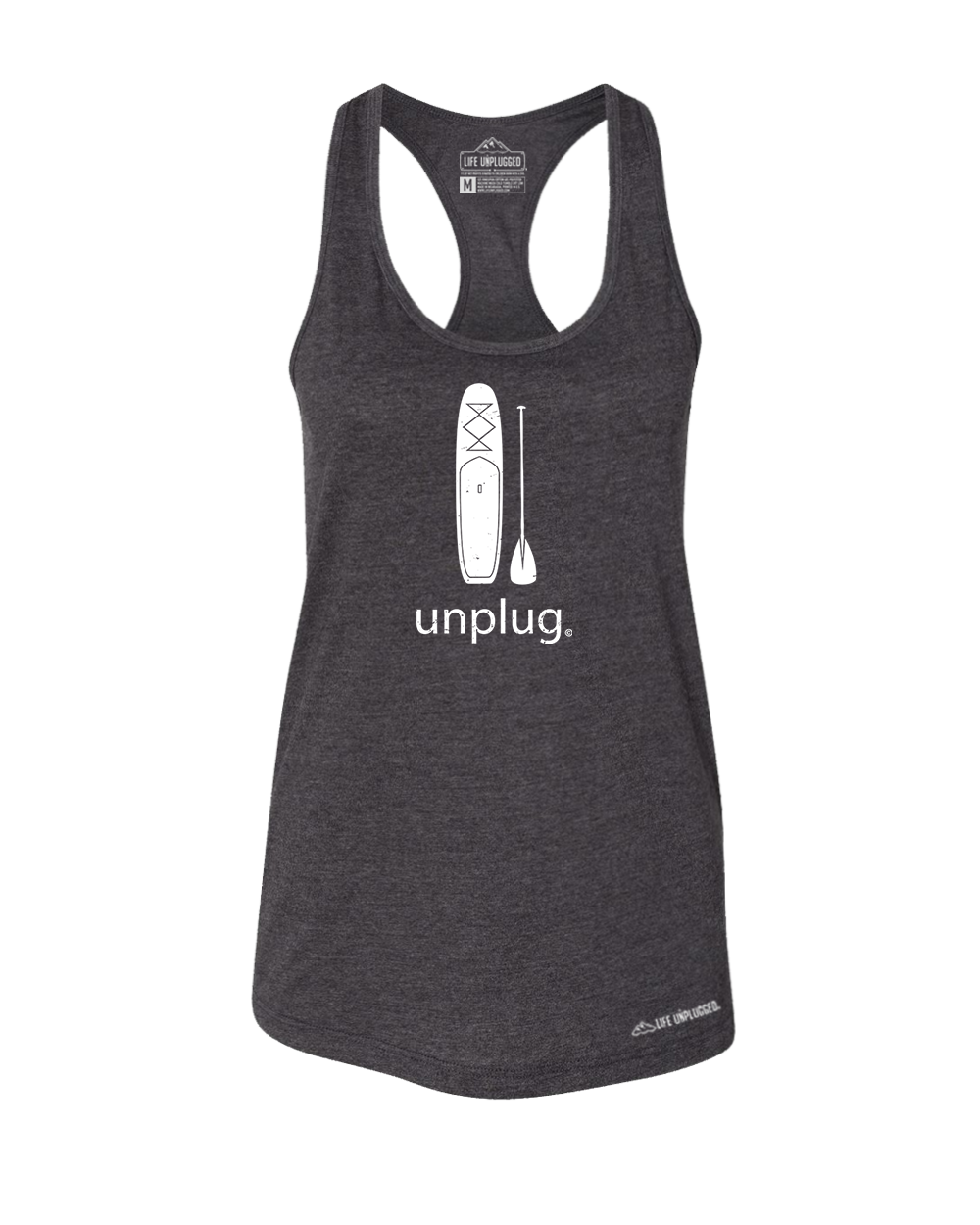 Stand Up Paddle Board Premium Women's Relaxed Fit Racerback Tank Top - Life Unplugged