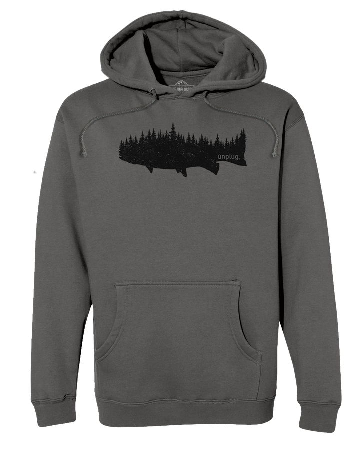 TROUT IN THE TREES Heavyweight Hoodie