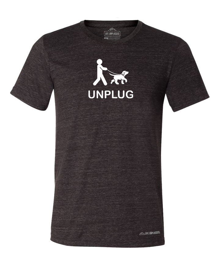 Dog Walking Premium Triblend T-Shirt - Life Unplugged