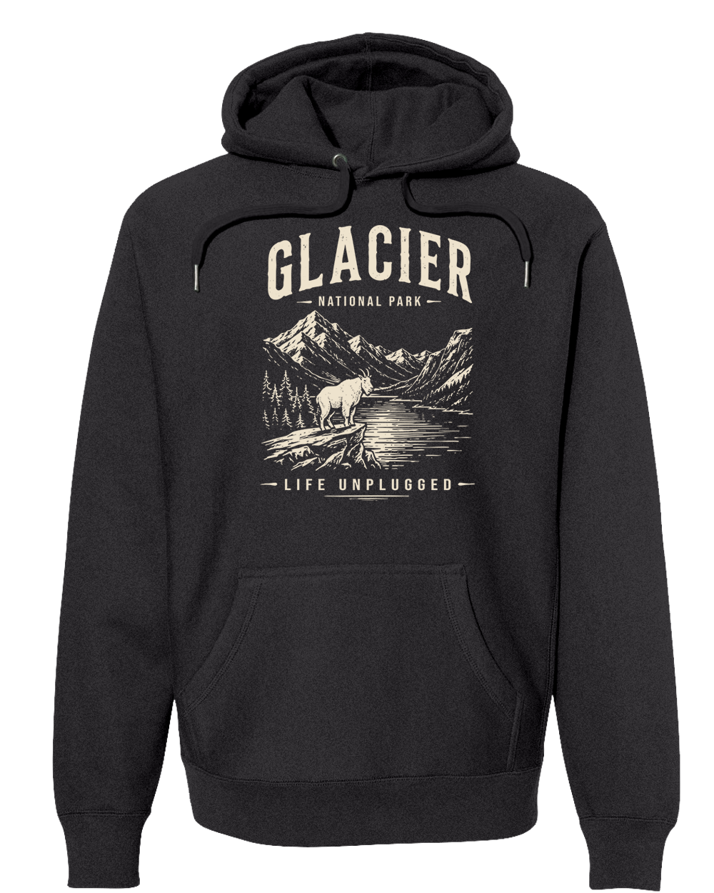 GLACIER NATIONAL PARK Super Heavyweight Hoodie