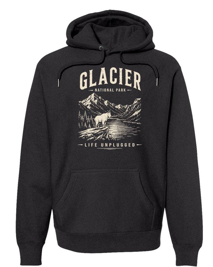 GLACIER NATIONAL PARK Super Heavyweight Hoodie