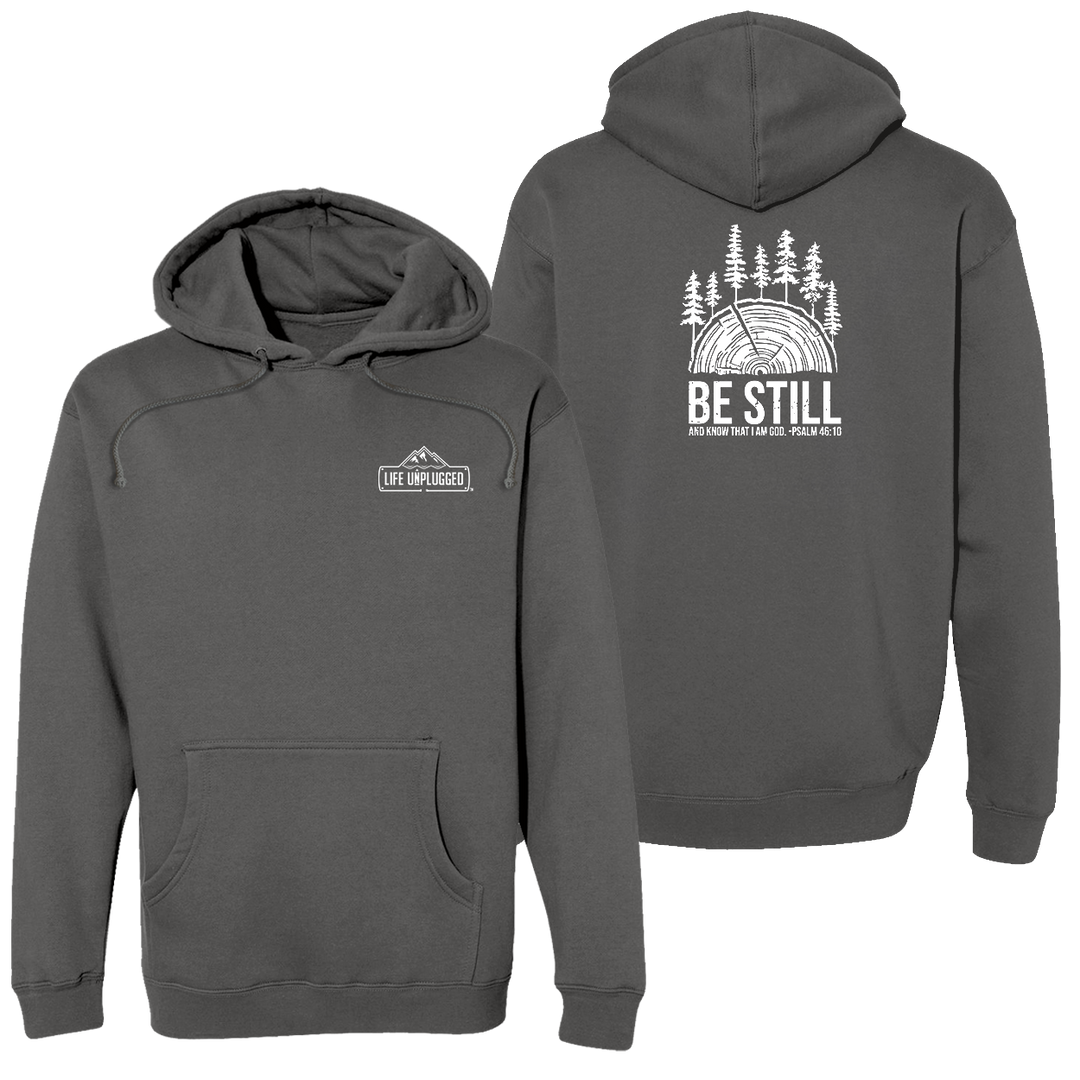 BE STILL IN THE WOODS Heavyweight Hoodie