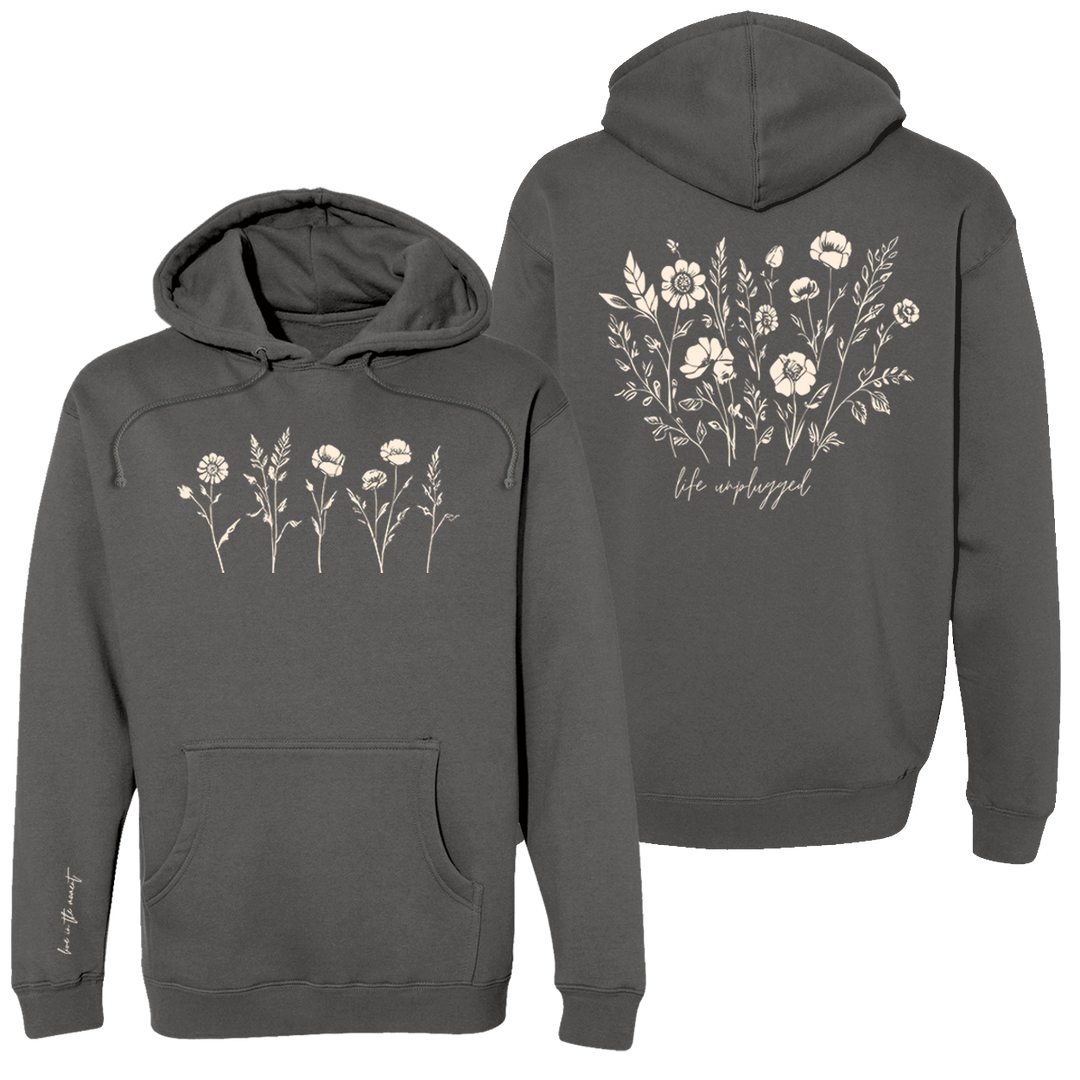 Live in the Moment Wildflower Heavyweight Hoodie